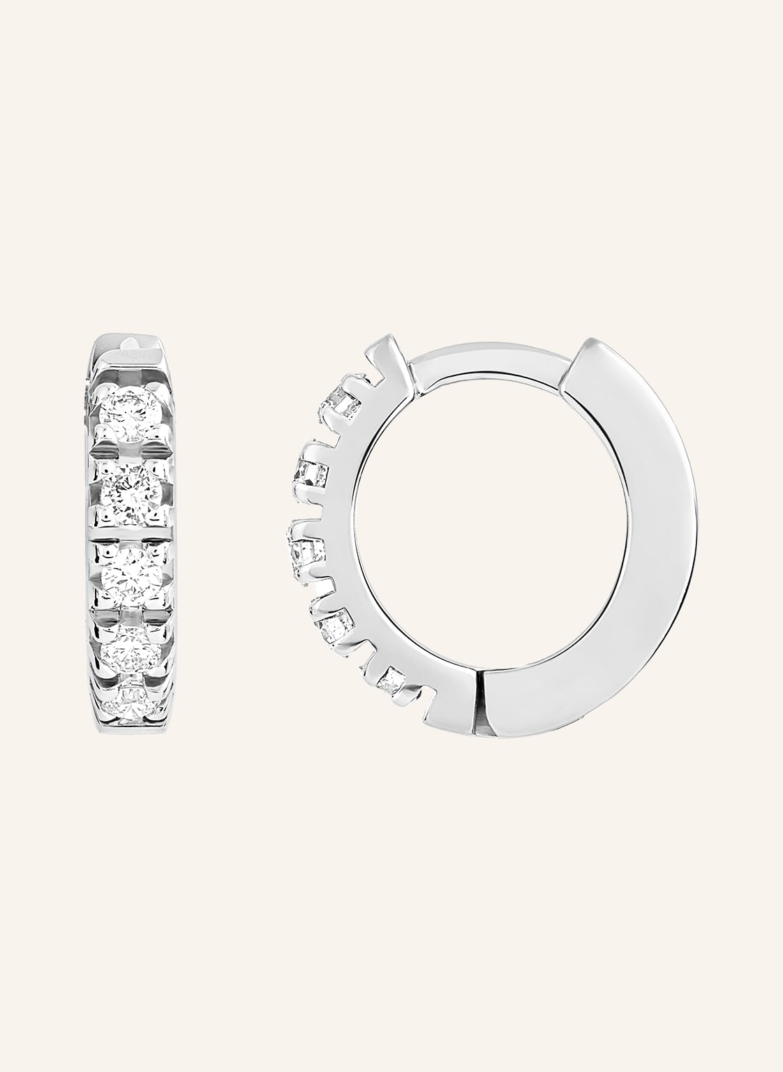 Wempe Fine Jewelry Creole Minimalism silber Wempe Fine Jewelry Creole Minimalism silber von WEMPE