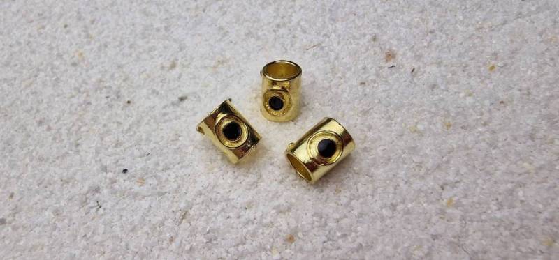 Avatar 4, 8mm Dread Tubes 3 Lange Tubes Mit Emaille Verzierung Im Set, Dreadschmuck/Bartperlen Aus Metall von WENDIGOberlin