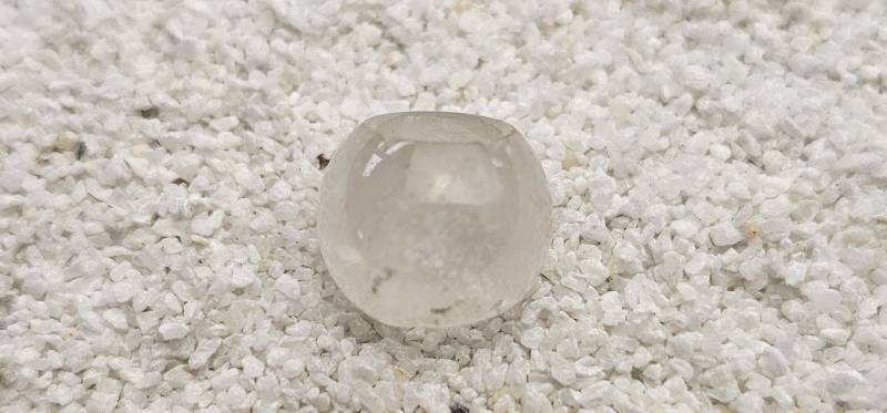 Bergkristall Xs Zierliche Naturstein Perle/Dreadschmuck Dread Flecht Aus Bergkristall von WENDIGOberlin