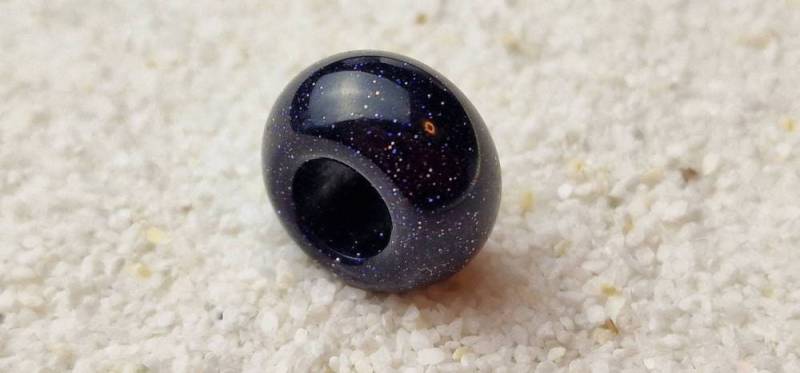 Blue Sandstone Große Natursteinperle Dreadschmuck/Dread Perle Flecht Aus Blaufluss Blue Sandstone Große Natursteinperle Dreadschmuck/Dread Perle Flecht Aus Blaufluss von WENDIGOberlin