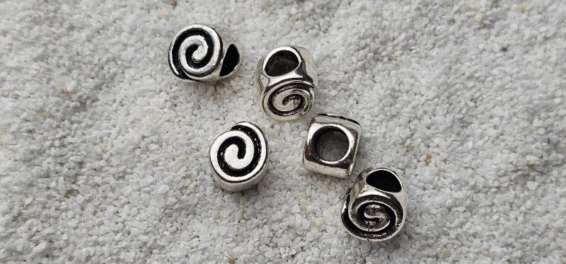 Cinnamon Roll Beads 5 Massive Dreadperlen /Dreadschmuck/Flechtperlen/ Bartperlen Im Set von WENDIGOberlin