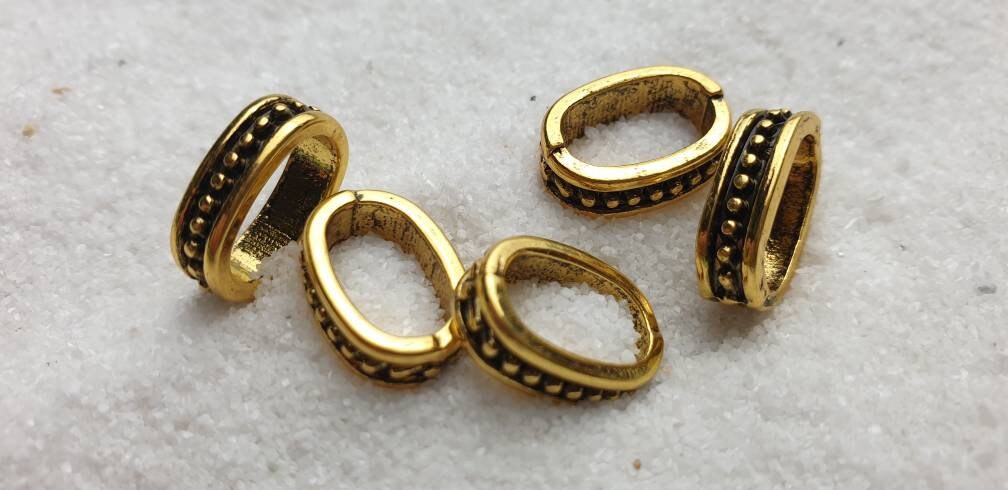 Elis Xxl Ovaler Dreadring Metall Dreadschmuck/Dread Perlen Flecht Zopf Ringe - Einzeln Oder Im Set Mit 5 Stück Elis Xxl Ovaler Dreadring Metall Dreadschmuck/Dread Perlen Flecht Zopf Ringe - Einzeln Oder Im Set Mit 5 Stück von WENDIGOberlin