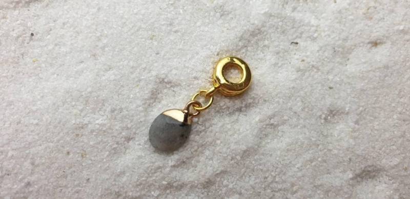 Erbse Metall Dreadschmuck/Dread Perle Flecht Und Anhänger Aus Naturstein von WENDIGOberlin