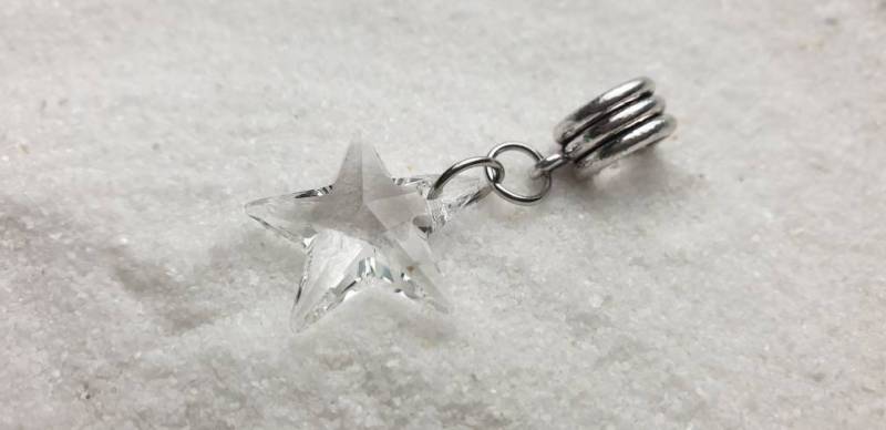 Frozen Star Dreadschmuck/Dread Perle Flecht Mit Swarovski Anhänger Frozen Star Dreadschmuck/Dread Perle Flecht Mit Swarovski Anhänger von WENDIGOberlin