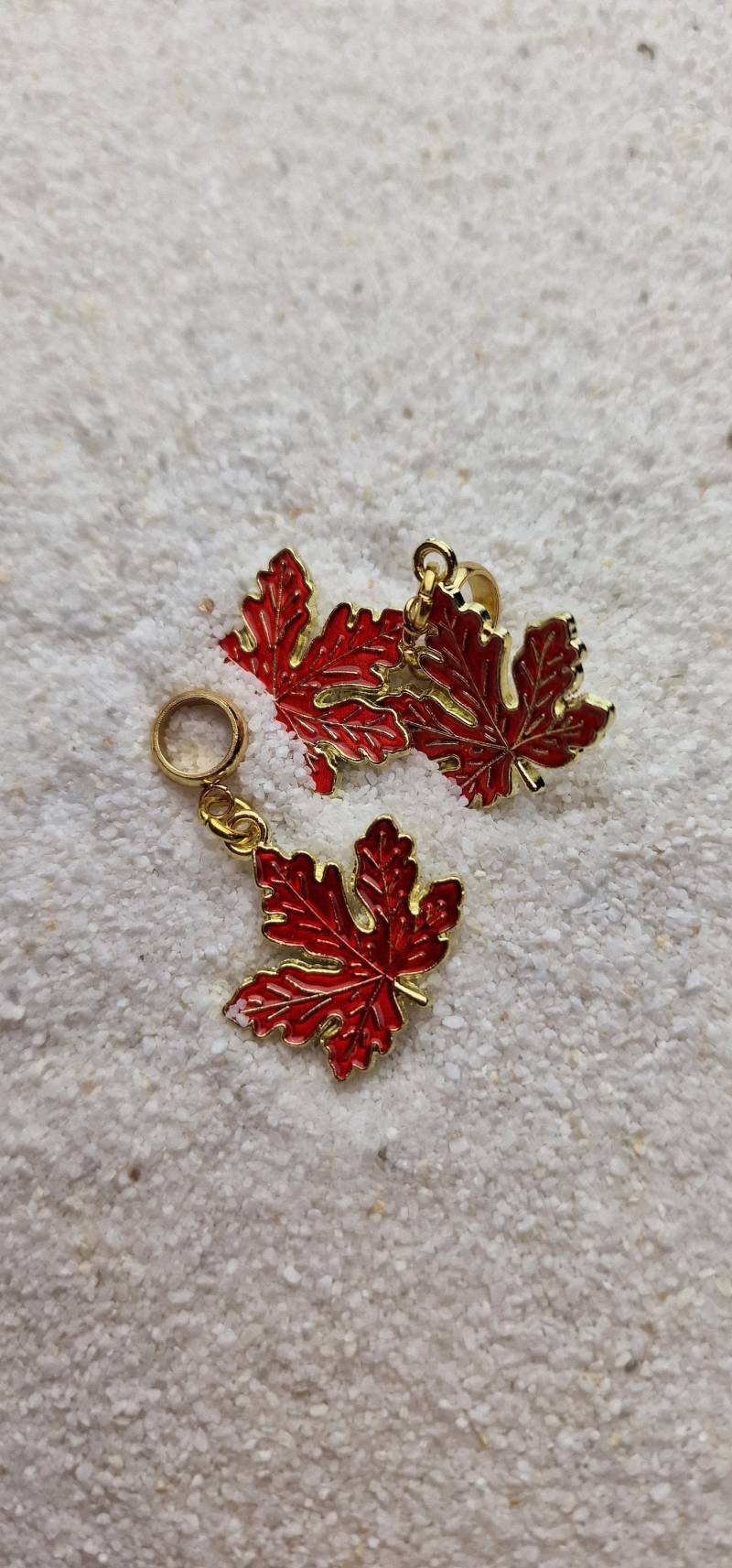 Herbstlaub Metall Dreadschmuck/Dread Perle Flecht Dreadring Und Blatt-Anhänger, 3 Stück Im Set Oder Einzeln Herbstlaub Metall Dreadschmuck/Dread Perle Flecht Dreadring Und Blatt-Anhänger, 3 Stück Im Set Oder Einzeln von WENDIGOberlin