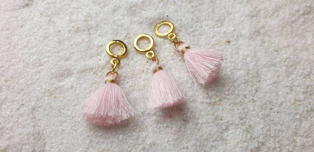 Holi Vibes Kathmandu Metall Dreadschmuck/Flecht Perle Dreadring Mit Kleiner Baumwoll Quaste, Einzeln Oder Im Set 3 Stück von WENDIGOberlin