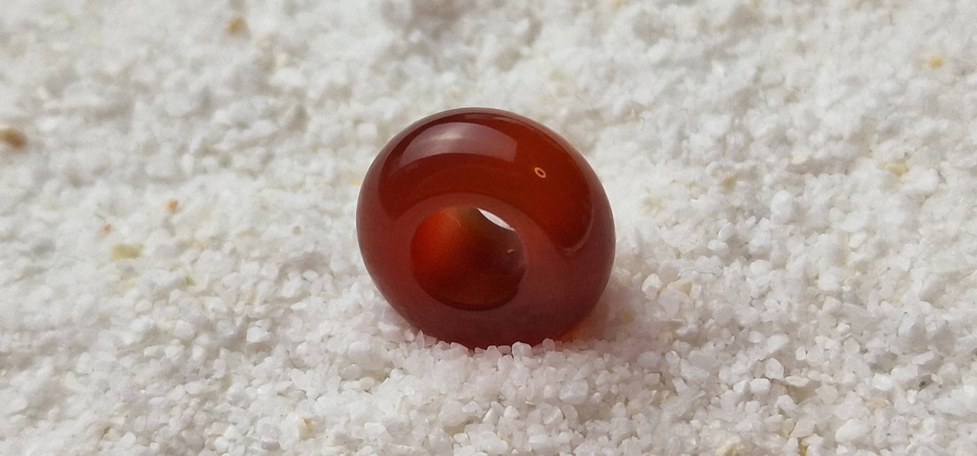 Little Karneol Naturstein Dreadschmuck/Dread Perle Flecht Aus Poliertem von WENDIGOberlin