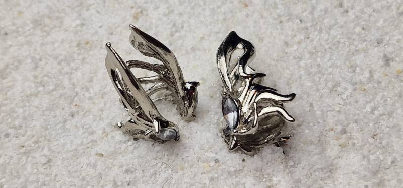 Moskito Offene Xxl Metall Dreadklemme, Dreadschmuck/Dreadring Dread Perle Flecht Perle, Mit Straßsteinen von WENDIGOberlin