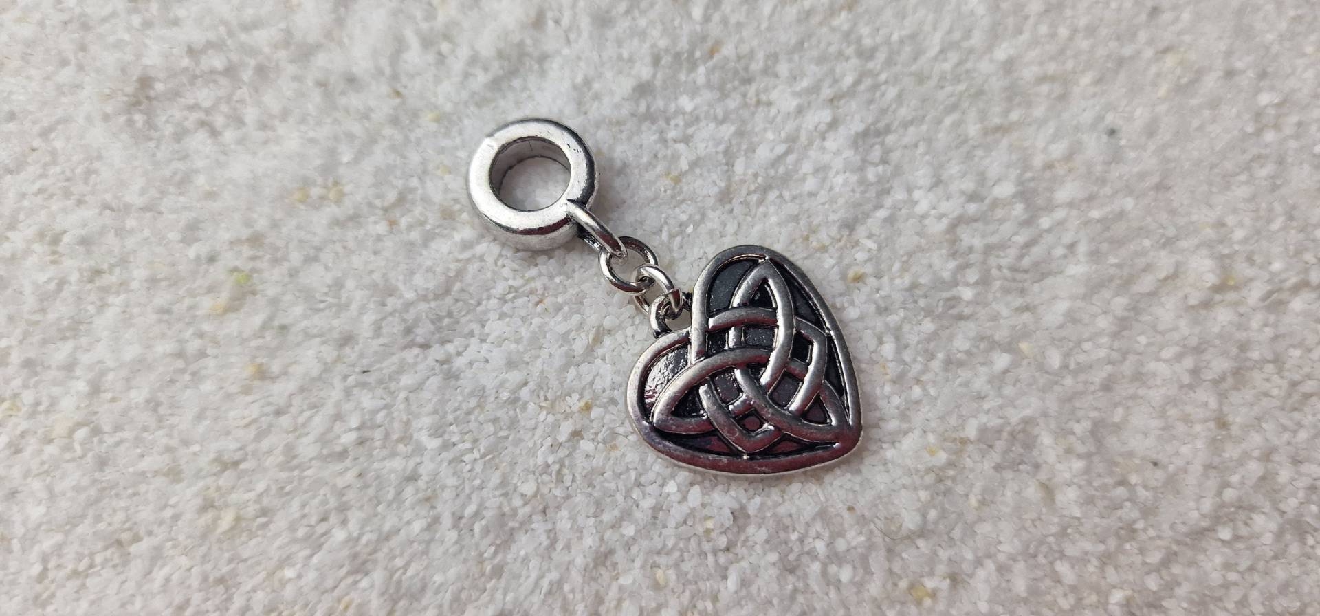 My Viking Heart Metall Dreadschmuck/Dread Perle Flecht Und Anhänger Mit Keltenknoten von WENDIGOberlin
