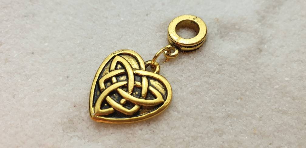 My Viking Heart Metall Dreadschmuck/Dread Perle Flecht Und Anhänger Mit Keltenknoten von WENDIGOberlin