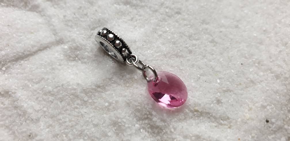 Swarovski Elements Dreadschmuck/Dread Perle Flecht Und Swarovski Kristall-Anhänger von WENDIGOberlin