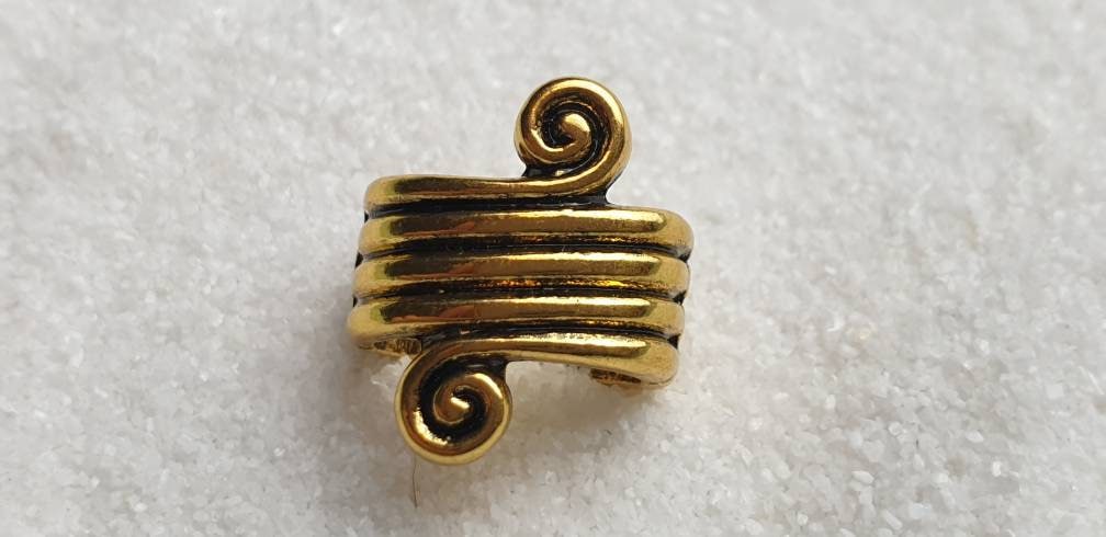 Tempelschmuck Hekate Metall Dreadschmuck/Dread Perle Flecht Extrabreit Mit Spirale Für Große Dreads Tempelschmuck Hekate Metall Dreadschmuck/Dread Perle Flecht Extrabreit Mit Spirale Für Große Dreads von WENDIGOberlin
