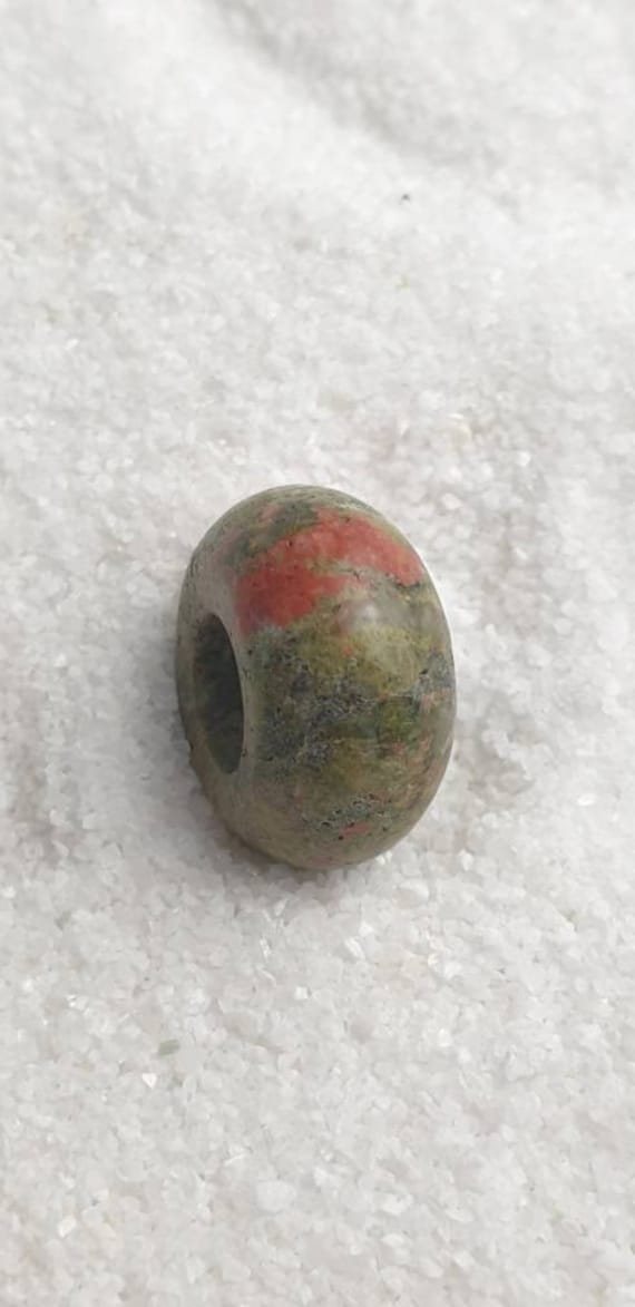 Unakite Naturstein Dreadschmuck/Dread Perle Flecht Aus Granit Gestein Unakite Naturstein Dreadschmuck/Dread Perle Flecht Aus Granit Gestein von WENDIGOberlin