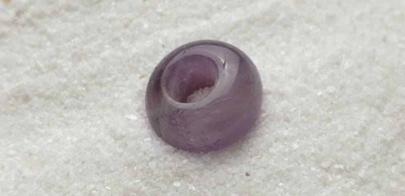 Wasser Amethyst Naturstein Dreadschmuck/Dread Perle Flecht Aus Amethyst von WENDIGOberlin
