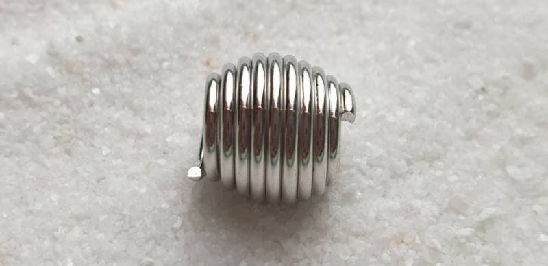 Wire Beads 9x10mm Großloch Perlen Metall Dreadschmuck/Dread Perlen Flecht Aus Draht, Einzeln Oder Im Set Mit 5 Stück Wire Beads 9x10mm Großloch Perlen Metall Dreadschmuck/Dread Perlen Flecht Aus Draht, Einzeln Oder Im Set Mit 5 Stück von WENDIGOberlin