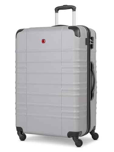 WENGER Check-in Koffer für Damen und Herren | großer XL Trolley 51 x 30 x 75 cm aus hochwertigem, stoßfestem ABS Material | Erweiterbar & Teleskopgriff| Amplar Evo Serie von WENGER