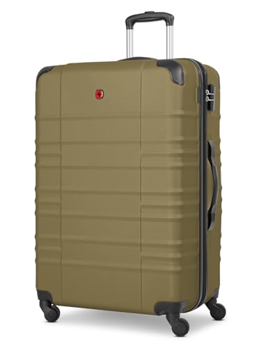 WENGER Check-in Koffer für Damen und Herren | großer XL Trolley 51 x 30 x 75 cm aus hochwertigem, stoßfestem ABS Material | Erweiterbar & Teleskopgriff| Amplar Evo Serie von WENGER