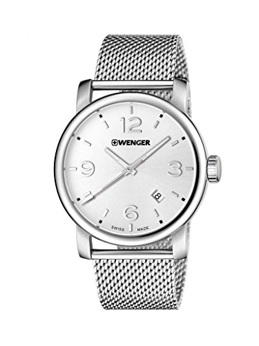 WENGER Herren-Armbanduhr WENGER URBAN METROPOLITAN 01.1041.126 Analog Quarz Edelstahl WENGER URBAN METROPOLITAN 01.1041.126 von WENGER