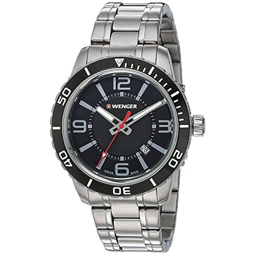 WENGER HerrenArmbanduhr Analog Quarz Edelstahl 01.0851.118 von WENGER