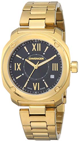 Wenger DamenArmbanduhr Analog Quarz Edelstahl 01.1121.114 von WENGER