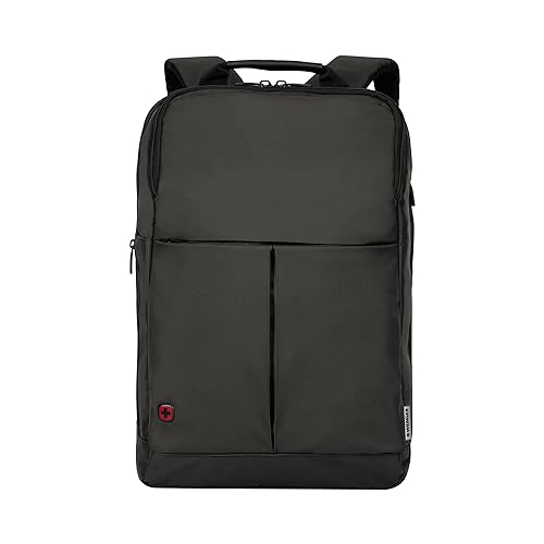 WENGER Reload 14 Laptop-Rucksack, Notebook bis 14 Zoll, Tablet bis 10 Zoll, 11 l, Damen Herren, Business Uni Schule Reisen, Alloy (Grau) von WENGER