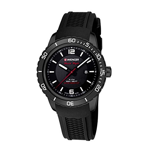Wenger Unisex-Armbanduhr 01.0851.124 ROADSTER BLACK NIGHT Analog Quarz Kautschuk 01.0851.124 ROADSTER BLACK NIGHT Wenger Unisex-Armbanduhr 01.0851.124 ROADSTER BLACK NIGHT Analog Quarz Kautschuk 01.0851.124 ROADSTER BLACK NIGHT von WENGER
