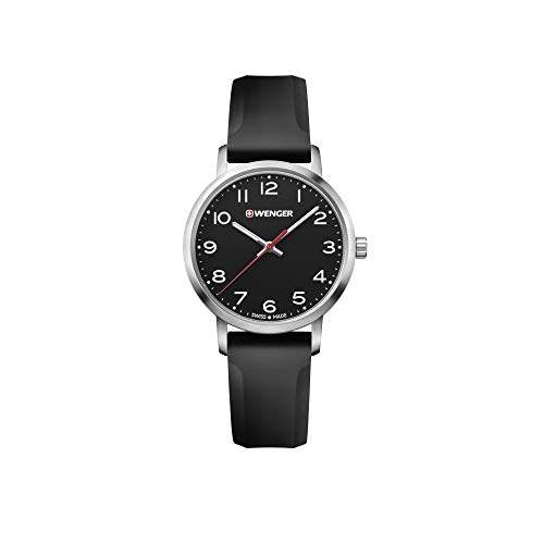 Wenger Unisex ErwachseneArmbanduhr Analog Quarz Silikon 01.1621.101 von WENGER