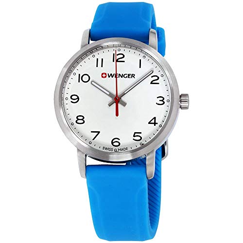 Wenger Unisex ErwachseneArmbanduhr Analog Quarz Silikon 01.1621.109 von WENGER