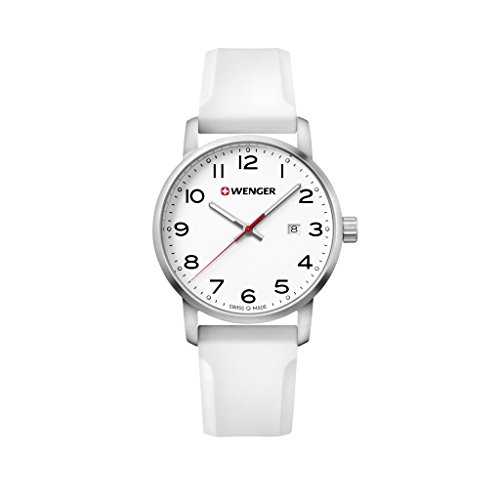 Wenger Unisex ErwachseneArmbanduhr Analog Quarz Silikon 01.1641.106 von WENGER