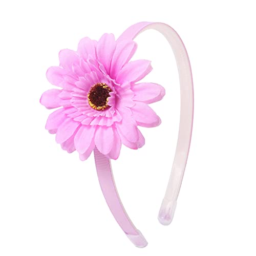 Blumen-Stirnband für Mädchen, Frühling, Sommer, rutschfest, Sonnenblumen-Haarband, Strand-Stirnband, Partyhut, Stirnband von WENGU