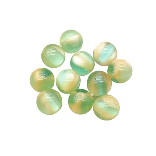 WENH 10/12/16mm Harz Bunte Runde Perlen for Handgemachte Armband/Ohrring/Halskette DIY Teile. schmuck Erkenntnisse & Komponenten(Pink,16mm 200pcs) von WENH