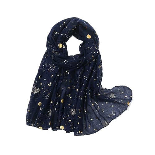 WENH 10 Farben Mode Bronzing Gold Moonlight Schal Schal Dame weiche dünne(2) von WENH