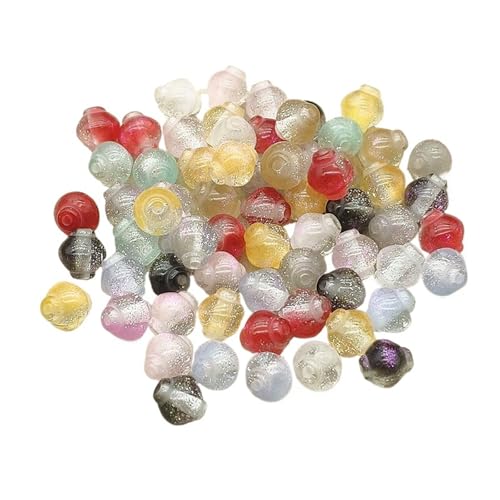 WENH 10mm 500 stücke Harz Pulver Laterne Weihnachten Perlen for Handgemachte Armband/Halskette DIY Teile.(Random mix) von WENH