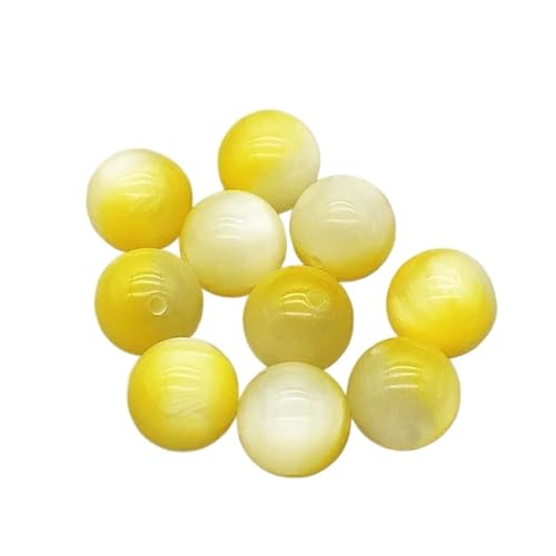 WENH 12mm 500 stücke Harz Katzenaugen-Effekt Runde Perlen for Handgemachte Ohrring/Halskette DIY Teile. schmuck Erkenntnisse & Komponenten(11) von WENH