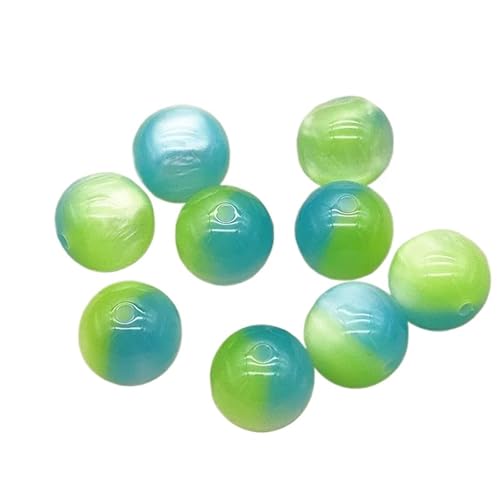 WENH 12mm 500 stücke Harz Katzenaugen-Effekt Runde Perlen for Handgemachte Ohrring/Halskette DIY Teile. schmuck Erkenntnisse & Komponenten(2) von WENH