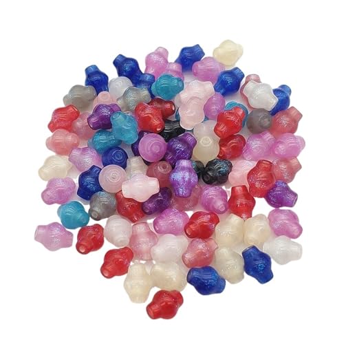 WENH 12x10mm 300 stücke Pulver Harz Oval Form Perlen for Handgemachte Ohrring/Halskette DIY Teile. schmuck Erkenntnisse & Komponenten von WENH