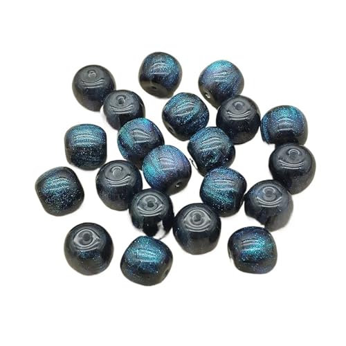 WENH 12x11mm 500 stücke Harz Pulver Wirkung Zylindrischen Perlen for Handgemachte Ohrring/Halskette DIY Teile. schmuck Erkenntnisse & Komponenten(Black) von WENH