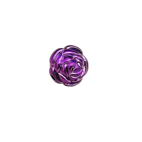 WENH 16mm 200 stücke Acryl Rose Blume Perlen for Handgemachte Stift/Ohrring/Halskette DIY Teile.(Purple) von WENH