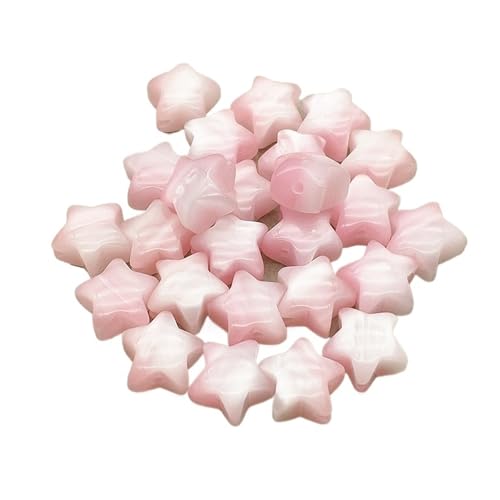 WENH 16x17mm 200 stücke Harz Katzenaugen-effekt Stern Perlen for Handgemachte Ohrring/Halskette DIY Teile. schmuck Erkenntnisse & Komponenten(Pink) von WENH