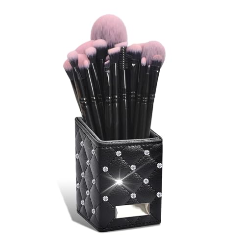 WENH 18 Teile/satz Make-Up Pinsel Set Foundation Puder Lidschatten Wimpern Rouge Make Up Pinsel Kosmetische Beauty-Tools(With diamond bucket) von WENH