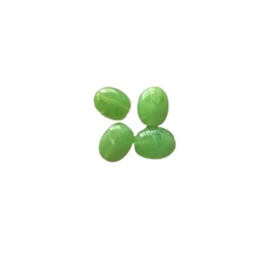 WENH 19X15mm 300 teile/los Acryl Marmor Wirkung Oval Flache Perlen for DIY Perlen Schmuck Machen(Clear) von WENH