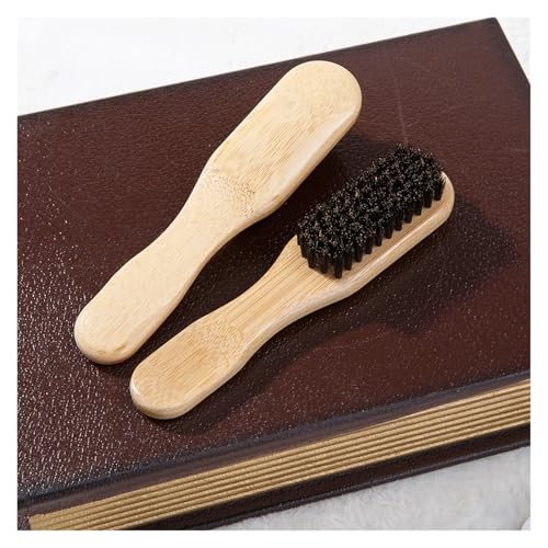 WENH 1pc Barber Prefessional Bambus Holz Griff Borsten Reinigung Pinsel Weichen Bart Reinigung Pinsel Salon Männer Barber Bart Rasieren Werkzeug von WENH