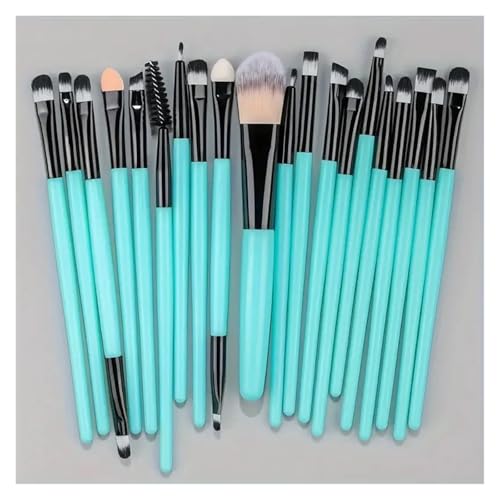 WENH 20-teiliges Make-up-Pinsel-Set, Eyeliner-Pinsel, Mischpinsel, Make-up-Pinsel for Wangen, Augen, Kosmetik, Foundation-Pinsel, Make-up-Pinsel-Set(20PCS-GE) von WENH