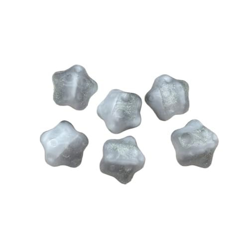 WENH 20mm 100 stücke Chang Farbe Harz Pulver Stern Perlen for Handgemachte Armband/Ohrring/Halskette DIY Teile. schmuck Finden(Gray) von WENH