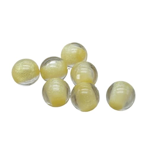 WENH 20mm 100 stücke Harz Bunte Runde Perlen for Handgemachte Armband/Ohrring/Halskette DIY Teile.(Black) von WENH