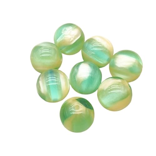 WENH 20mm 100 stücke Harz Bunte Runde Perlen for Handgemachte Armband/Ohrring/Halskette DIY Teile.(Blue) von WENH