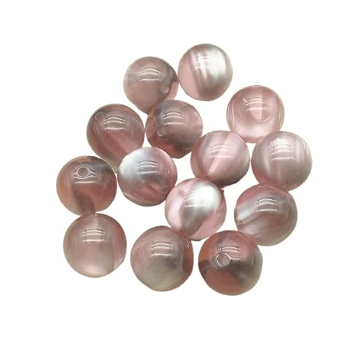 WENH 20mm 100 stücke Harz Bunte Runde Perlen for Handgemachte Armband/Ohrring/Halskette DIY Teile.(PURPLE) von WENH