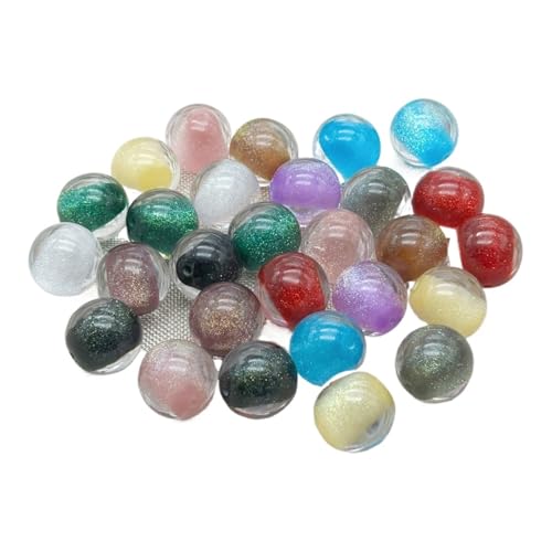 WENH 20mm 100 stücke Harz Bunte Runde Perlen for Handgemachte Armband/Ohrring/Halskette DIY Teile.(PURPLE) von WENH