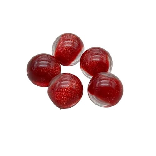 WENH 20mm 100 stücke Harz Bunte Runde Perlen for Handgemachte Armband/Ohrring/Halskette DIY Teile.(WHITE) von WENH