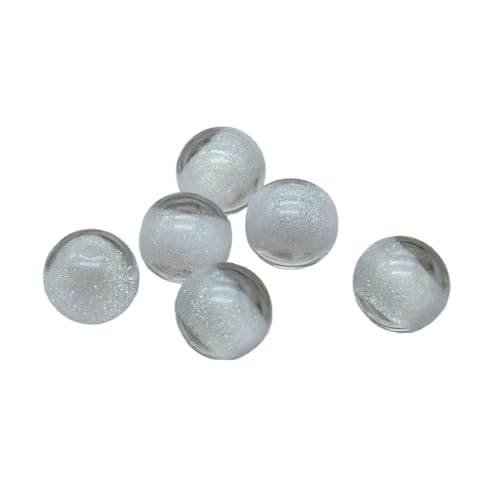 WENH 20mm 100 stücke Harz Bunte Runde Perlen for Handgemachte Armband/Ohrring/Halskette DIY Teile.(Yellow) von WENH